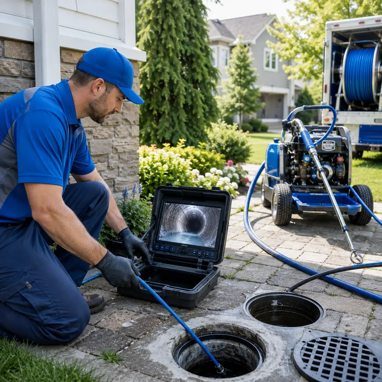Outdoor drain cleaning professionals serving Loudon, NH